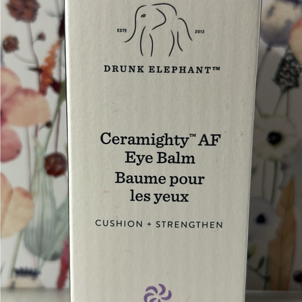 Drunk Elephant Eye Cream with Black and White Packaging